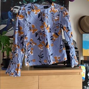 Sophisticated floral blouse